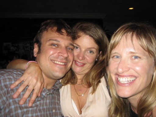 Husband and wife Greg Siddons and Amy Drabek with Kendra (Eggena) Gelner
